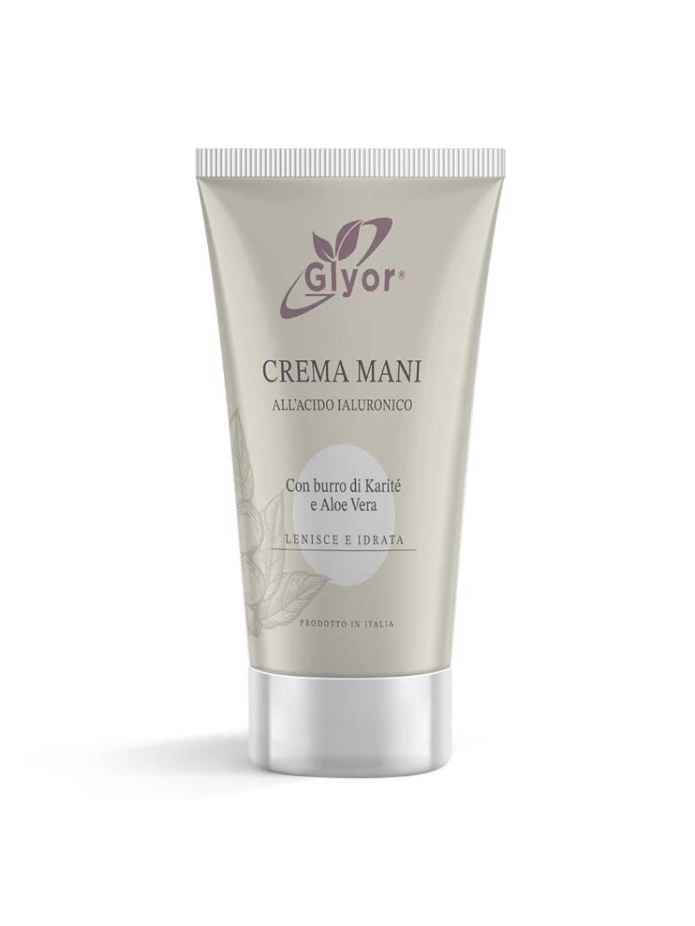 Crema per le mani Glyor all'Aloe Vera