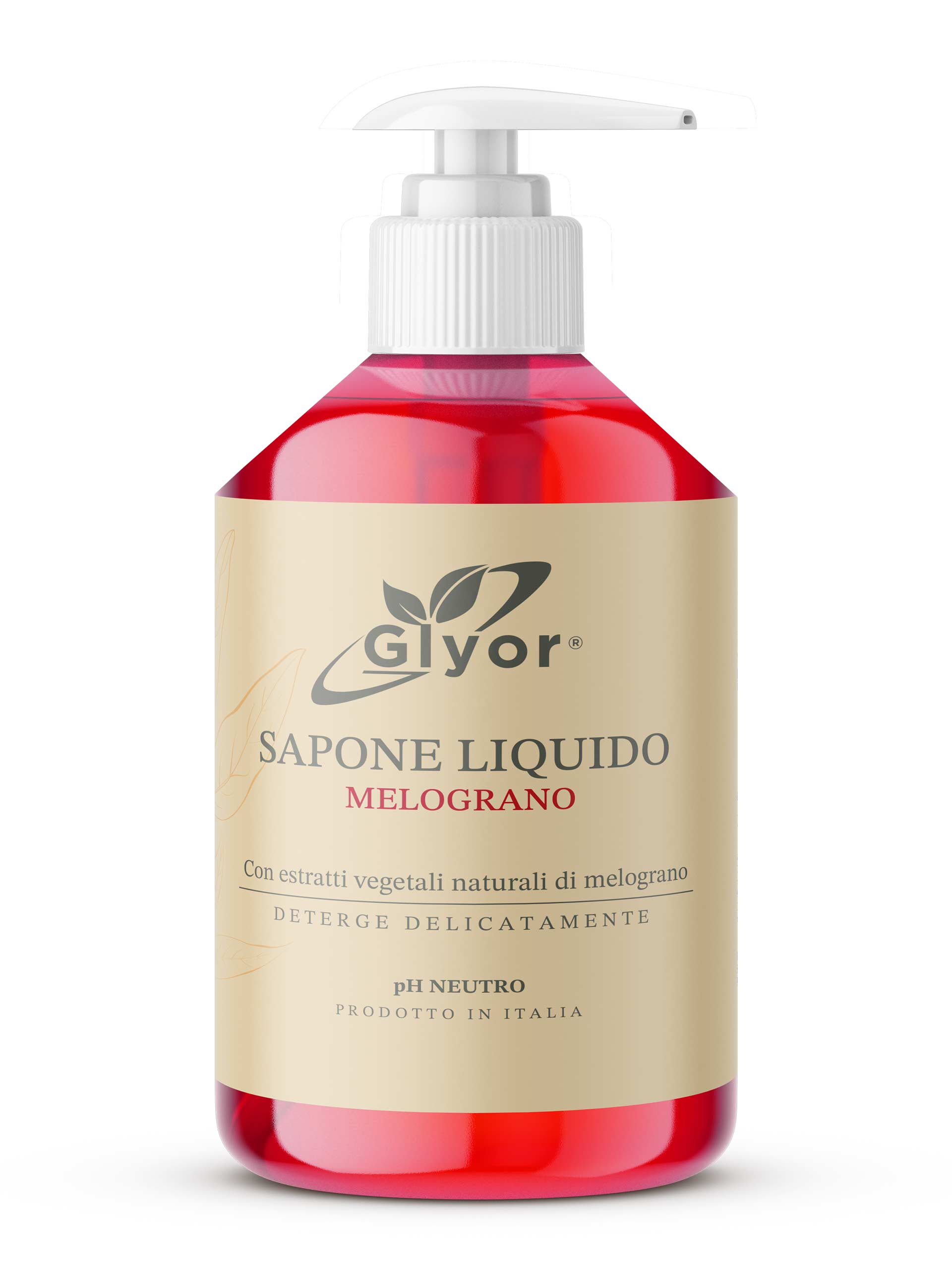 Sapone Melograno | Glyor Detergenti Mani e Viso